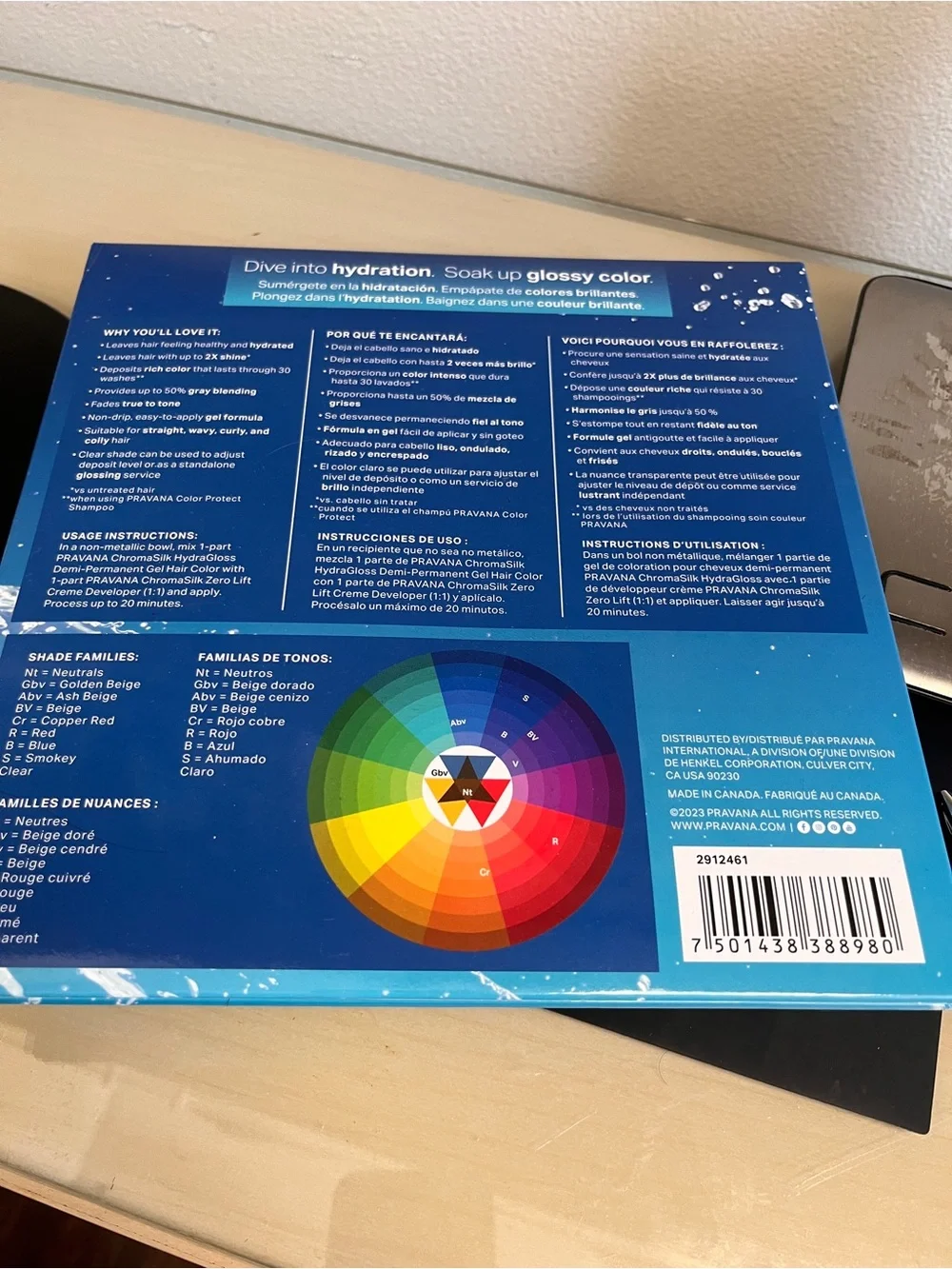 Pravana swatch book